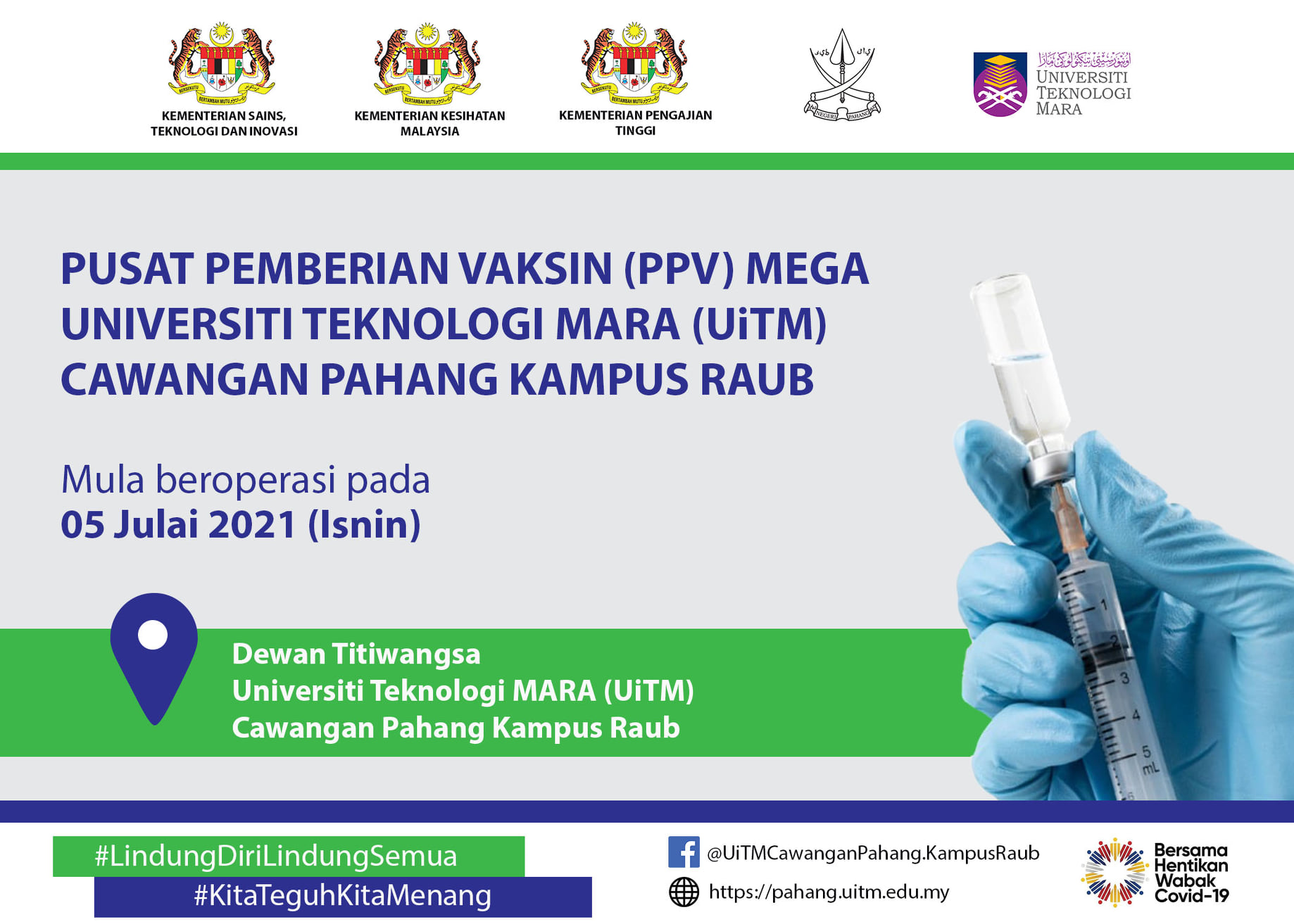 Ppv Mega Uitm Cawangan Pahang Kampus Raub