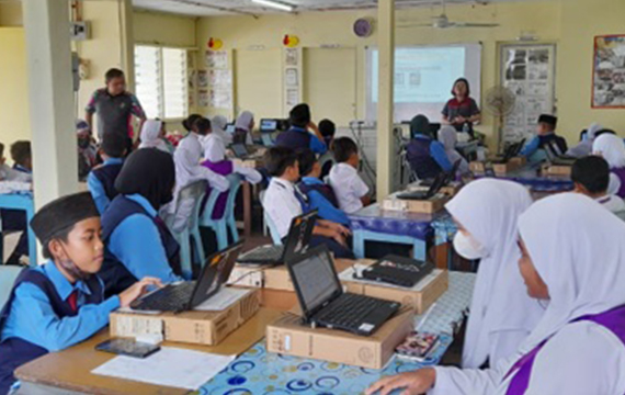 Program Komuniti ICT Di Kampung Senau, Oya, Mukah