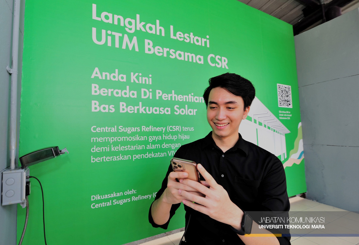Pusat Hijau Uitm Jayakan Projek Perintis Perhentian Bas Berkuasa Solar Bersama Central Sugars Refinery Sdn. Bhd. (Csr) Dan Jabatan Alam Sekitar Malaysia