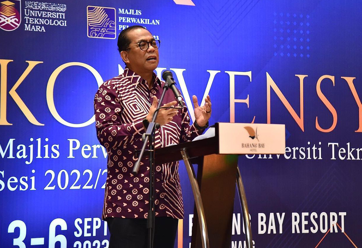 Menteri Pendidikan Tinggi Merasmikan Konvensyen MPP UiTM Se-Malaysia Sesi 2022/2023
