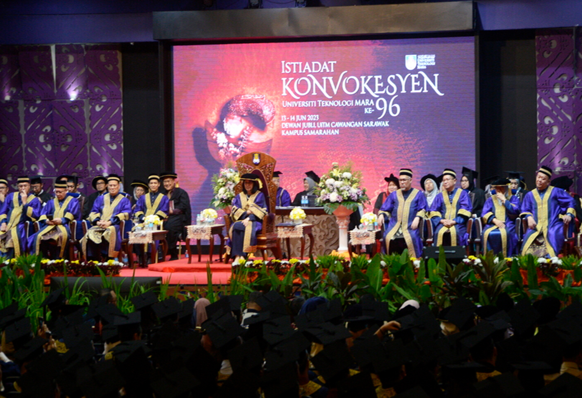UiTM Cawangan Sarawak Meraikan 1,551 Graduan Sempena Istiadat Konvokesyen Kali Ke-96