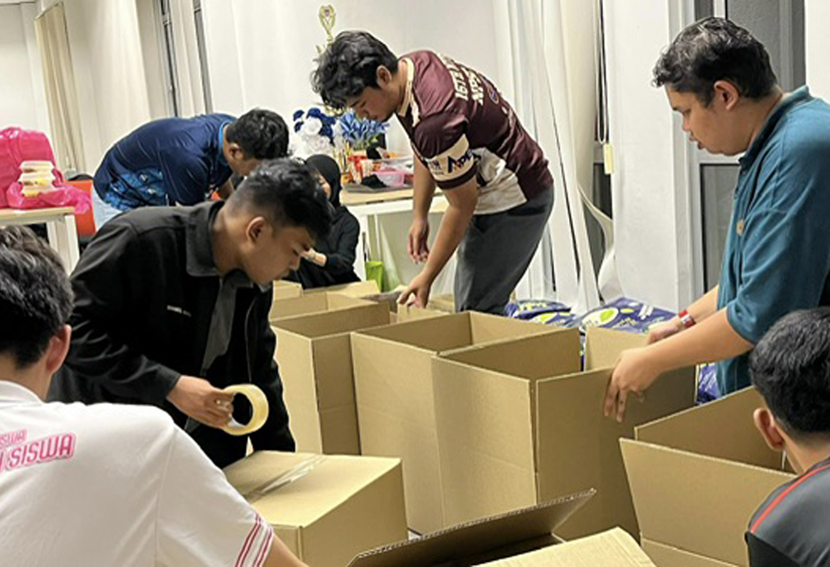 Kotak Rezeki 4 Siswa: Inisiatif Sentuhan Kasih MPP di Rumah Sewa Pelajar