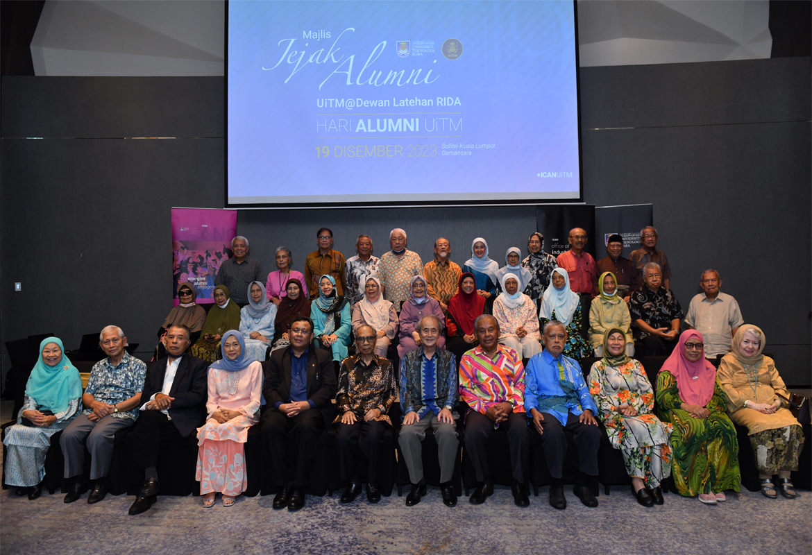 Majlis Jejak Alumni UiTM: Meraikan 50 Alumni Terawal @Dewan Latehan RIDA disambut meriah