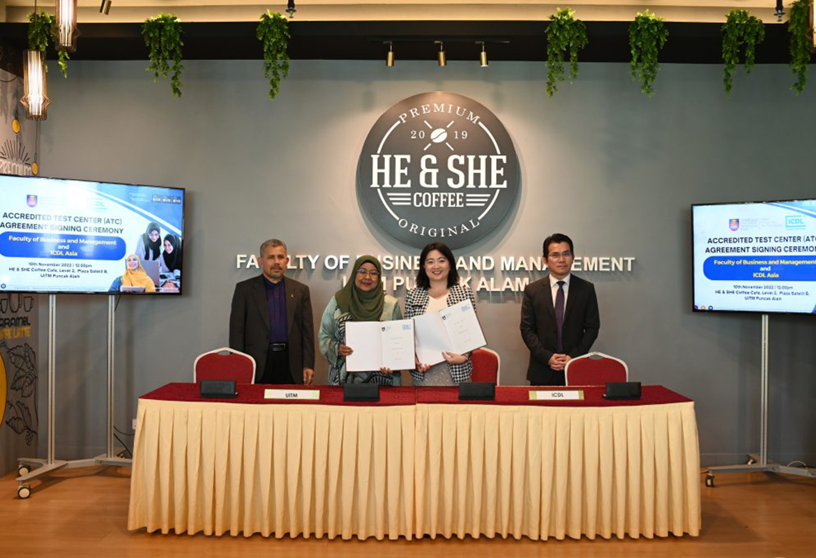 Universiti Teknologi MARA (UiTM) Partners with ICDL Asia and HE & SHE Coffee
